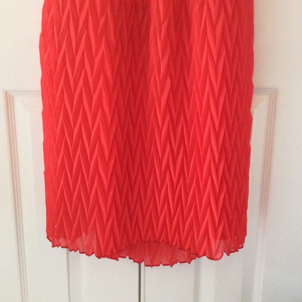 Coral Halter Open Back Maxi Dress - Picture 7 of 7